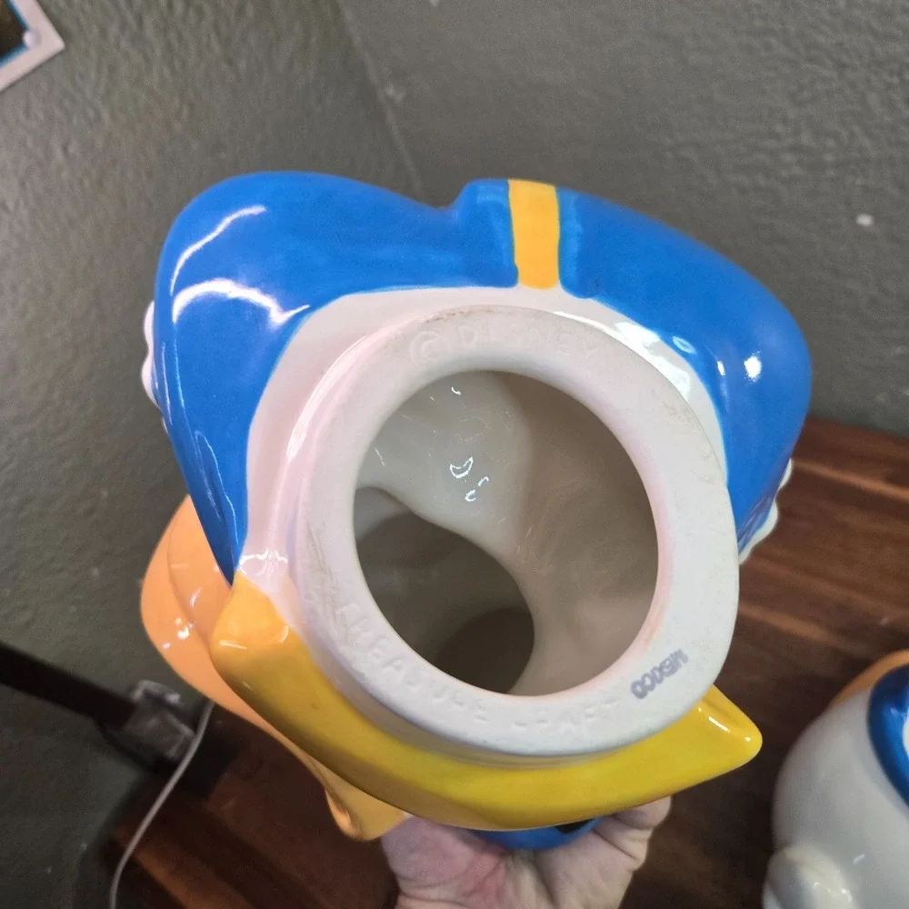 Walt Disney Treasure Craft Ceramic Donald Duck Collectible Cookie Jar Retired